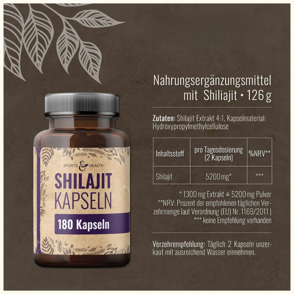 Shilajit Kapseln
