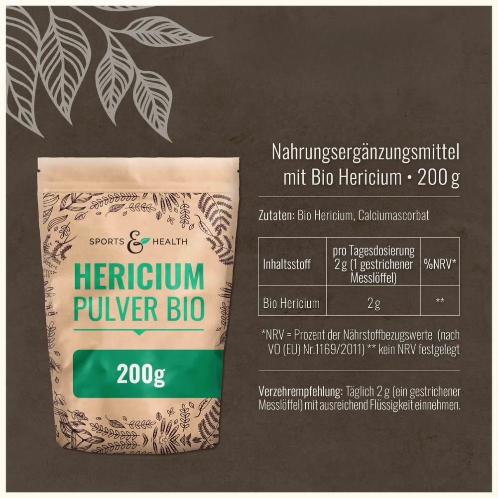 Bio Hericium Pulver