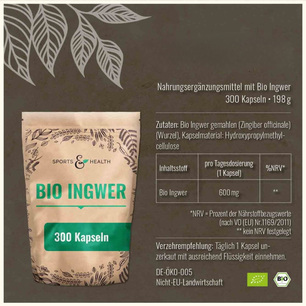 Bio Ingwer Kapseln
