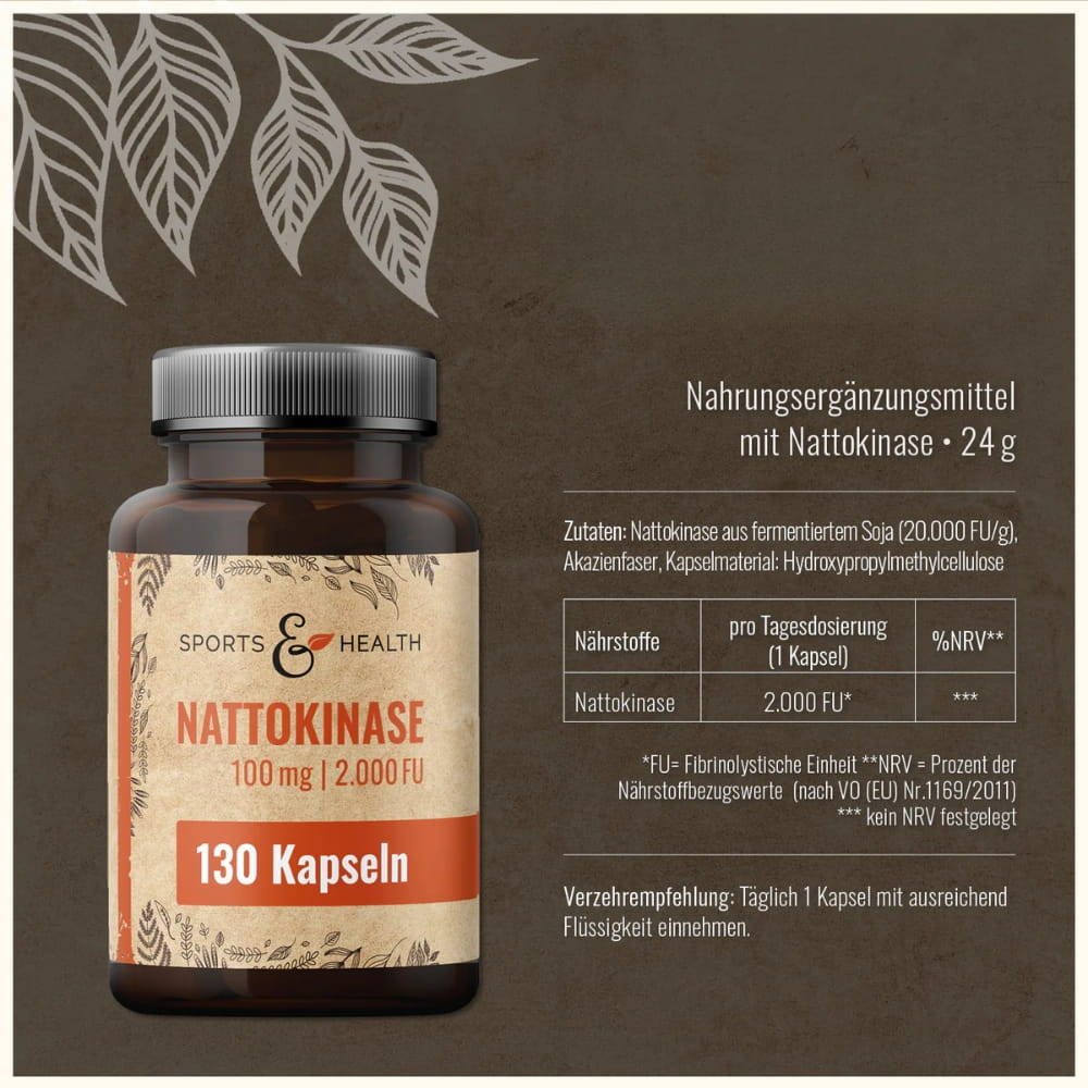 Nattokinase Kapseln