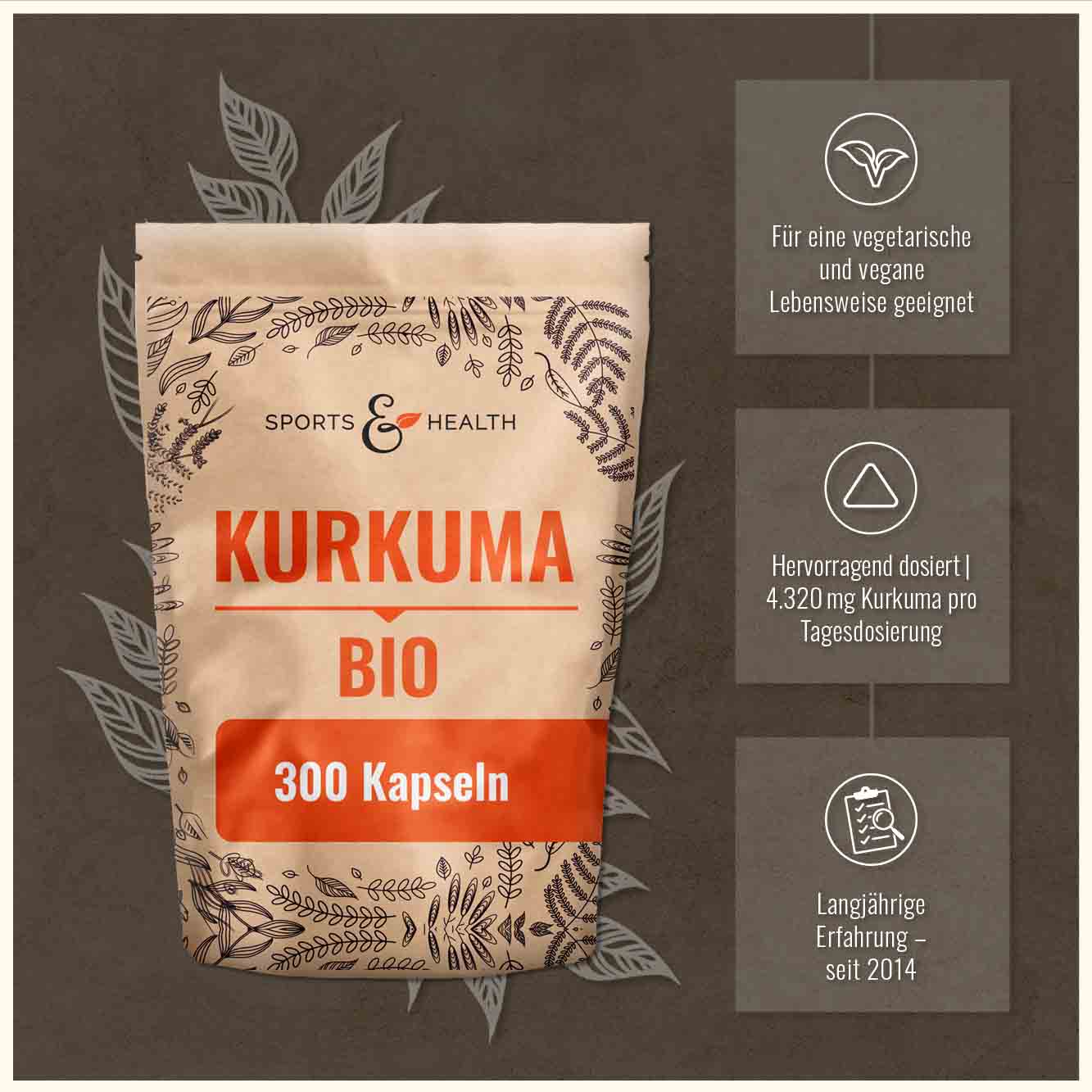 Bio Kurkuma Kapseln